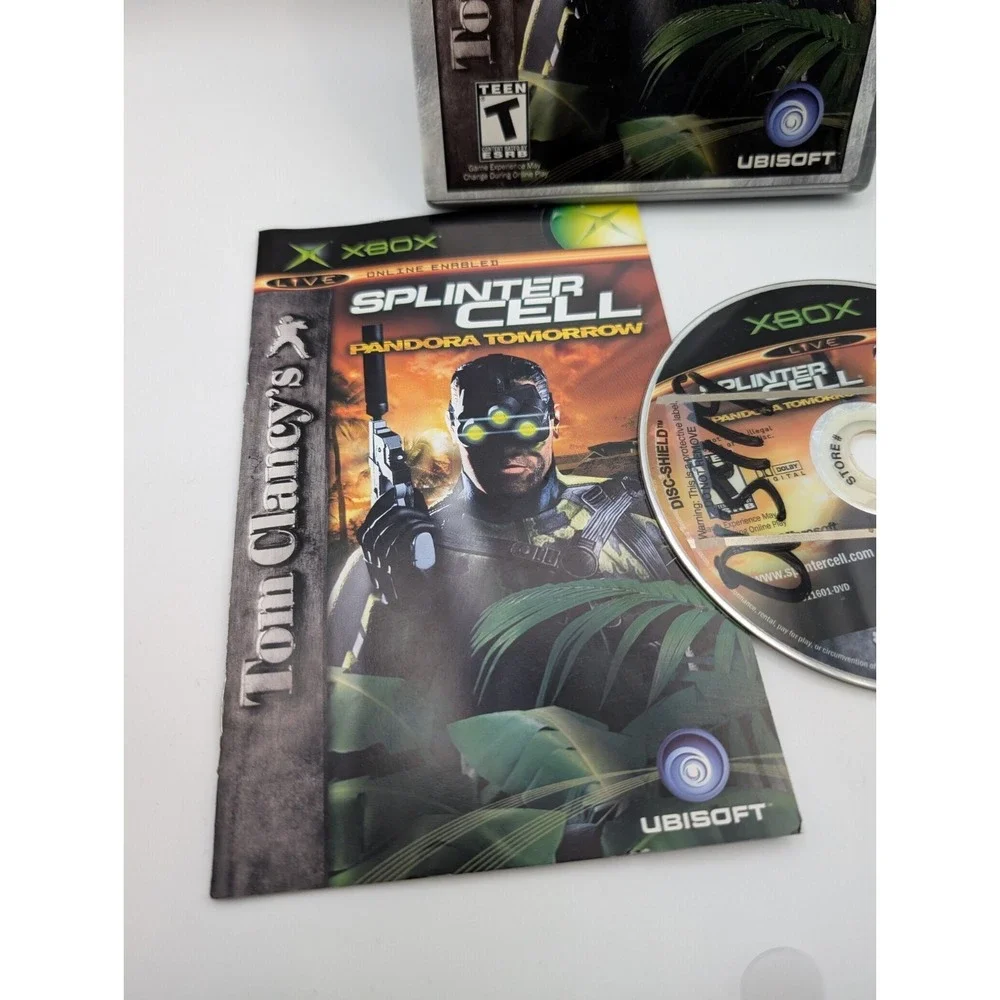 Splinter Cell Pandora Tomorrow (Xbox, 2004) CIB, Very Good Hollywood Video Copy